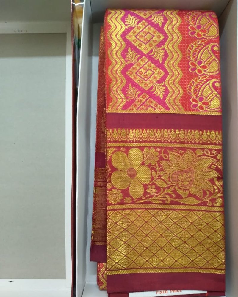 Kanjeevaram Temple Border Silk Saree