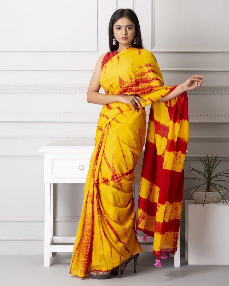 Tie-Dye Georgette Saree